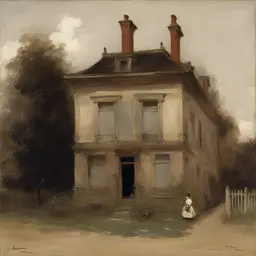 a house by Alfred Stevens