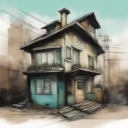 a house by Alice Pasquini