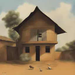 a house by Amadou Opa Bathily