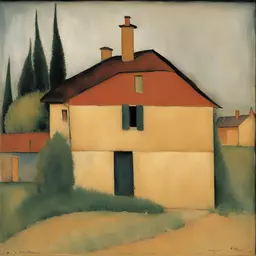 a house by Amedeo Modigliani