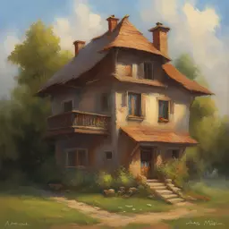a house by Anatoly Metlan