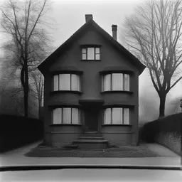 a house by Andre Kertesz