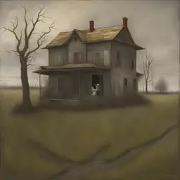 a house by Andrea Kowch