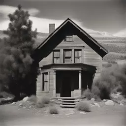a house by Ansel Adams
