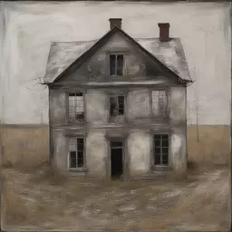 a house by Anselm Kiefer