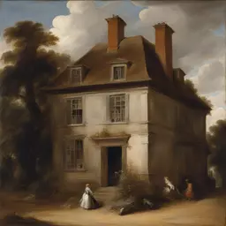 a house by Anthony van Dyck