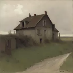 a house by Anton Mauve