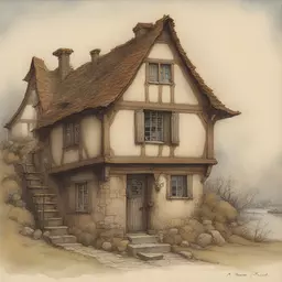 a house by Anton Pieck