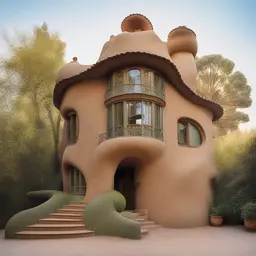a house by Antoni Gaudi