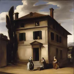 a house by Artemisia Gentileschi