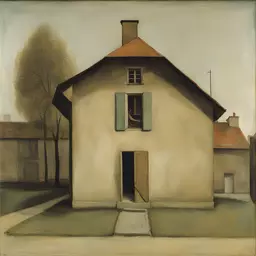 a house by Balthus