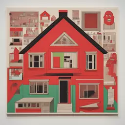 a house by Barry McGee