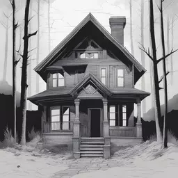 a house by Becky Cloonan