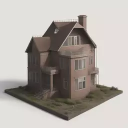 a house by Benoit B. Mandelbrot