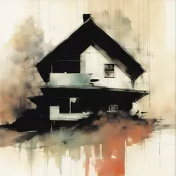 a house by Bill Sienkiewicz