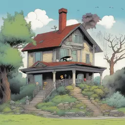 a house by Bill Watterson