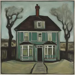 a house by Billy Childish