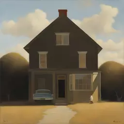 a house by Bo Bartlett