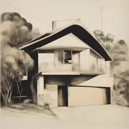 a house by Brett Whiteley