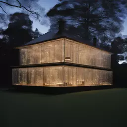 a house by Bruce Munro