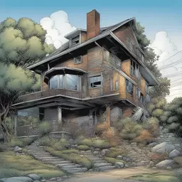 a house by Bryan Hitch