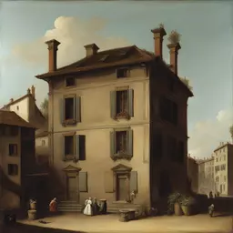 a house by Canaletto