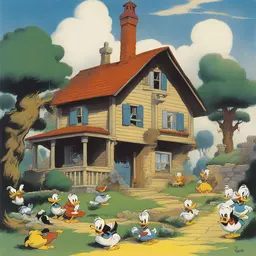 a house by Carl Barks