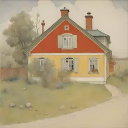 a house by Carl Larsson