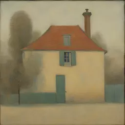 a house by Charles Angrand