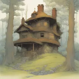a house by Charles Vess