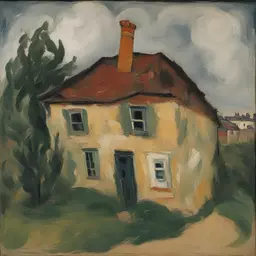 a house by Chaïm Soutine