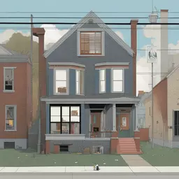 a house by Chris Ware