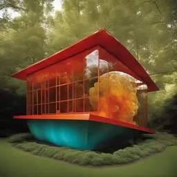 a house by Dale Chihuly