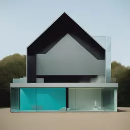 a house by Damien Hirst