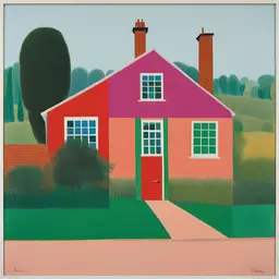 a house by David Hockney