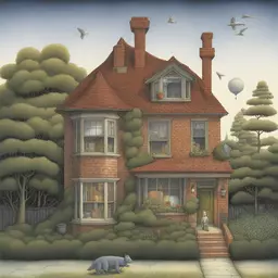 a house by David Wiesner