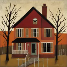a house by Debbie Criswell