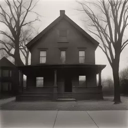 a house by Diane Arbus