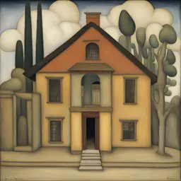 a house by Diego Rivera