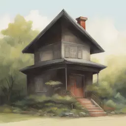 a house by Doug Chiang