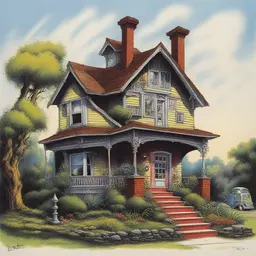a house by Ed Roth