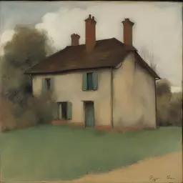 a house by Edgar Degas