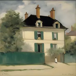a house by Edouard Manet