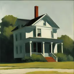 a house by Edward Hopper