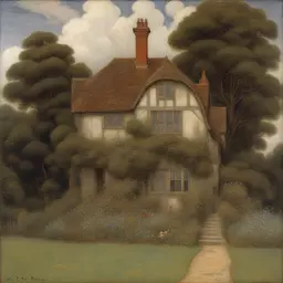 a house by Edward Robert Hughes