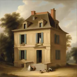 a house by Elisabeth Vigee Le Brun