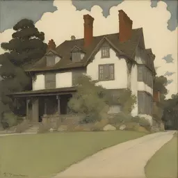 a house by Elizabeth Shippen Green