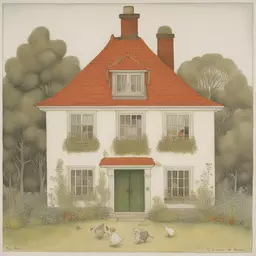 a house by Elsa Beskow