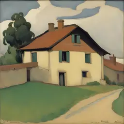 a house by Emile Bernard