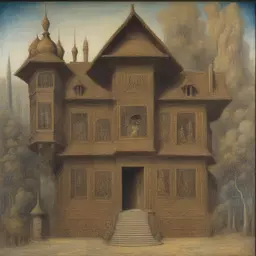 a house by Ernst Fuchs